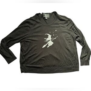 Collectif x ModCloth Witch intarsia l/s crew neck sweater NWOT UK 28/US 24 3/4X